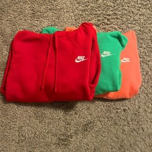 3 PACK of Nike Pullover Hoodie ‘Sportswear Club’ Fleece
